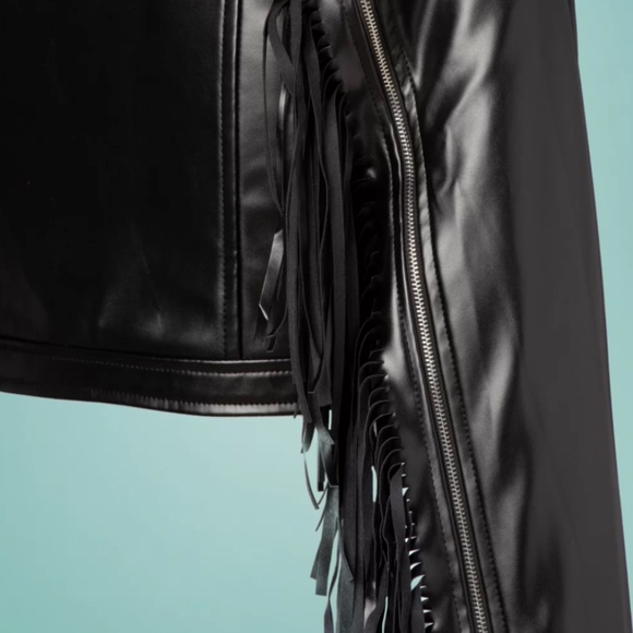 Katakomb 50s Viper Fringes Jacket Red and Black Fringe - Picture 12 of 12